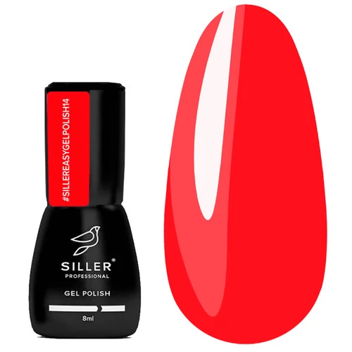 Гель-лак Siller EASY №014 One-ster gel polish однофазный красный 8 мл (НФ-00020724) - Фото №3