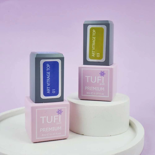 Топ TUFI profi ART VITRAGE TOP 03 Солнечный Желтый 8 мл (0321721) - Фото №3
