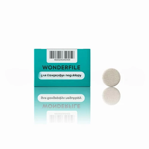 Сменный файлы WONDERFILE  на пене диск 25 мм 80 грит (WFPDF25/80) - Фото №3