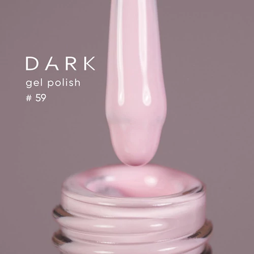 Гель-лак Dark №059 бледно-розовый 10 мл (DGP5910) - Фото №2