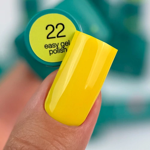 Гель-лак Siller EASY №022 One-ster gel polish однофазный жёлтый 8 мл (НФ-00015458) - Фото №2