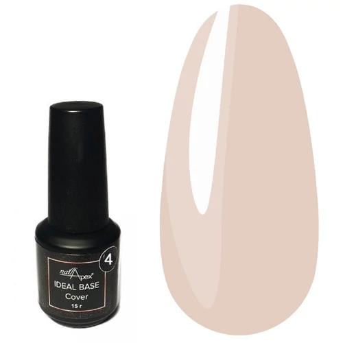 База NAILAPEX Ideal Base №04 камуфлирующая розово-персикового оттенка 15 мл (IDB4_15) - Фото №1