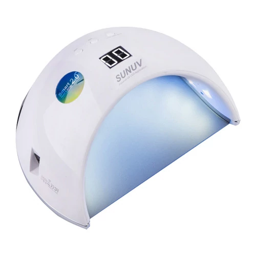 Лампа для маникюра UV/LED SUNUV Sun 6 48 Вт белая (с кварцевыми диодами, оригинал) - Фото №1