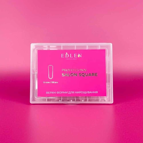 Верхние формы Edlen Professional Top nail Forms Salon square 120 шт (4000402020) - Фото №3