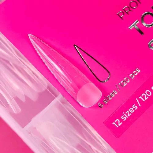 Верхние формы Edlen Professional Top nail Forms Stiletto 120 шт (4000402019) - Фото №2