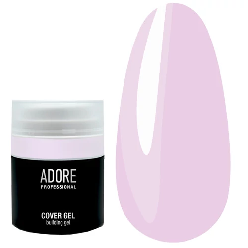 Гель для наращивания Adore №02 молочно-розовый Cover Gel 30 мл (5906935707463) - Фото №1