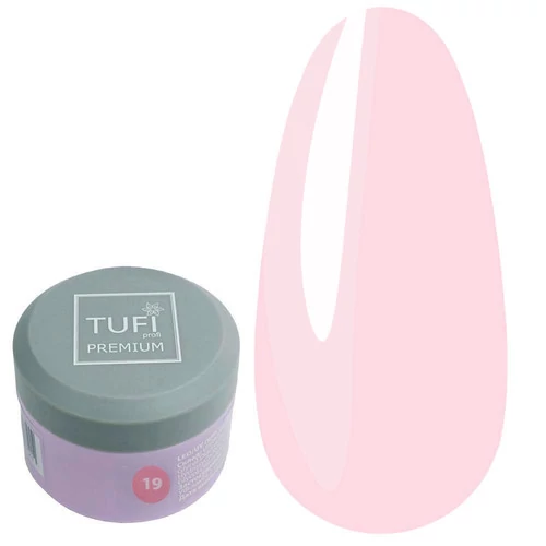 Гель для наращивания TUFI profi Builder Gel UV/LED 19 Pink 5ml - Фото №1