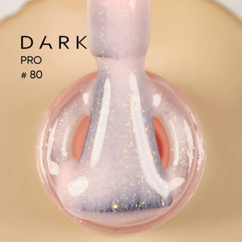 База Dark PRO base 80 камуфлирующая розовая с шиммером 15 мл (DPRO8015) - Фото №2
