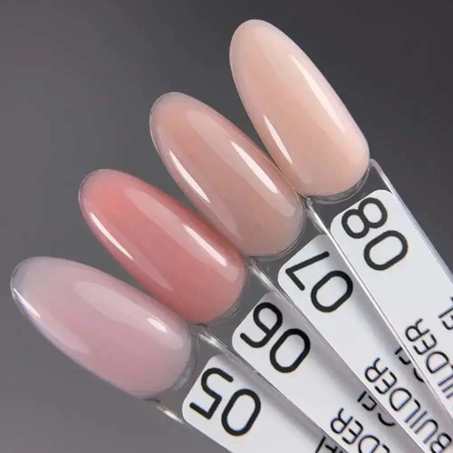 Гель для наращивания Toki-Toki Builder Gel №07 Brandy Pink 5 мл (2005BLG07) - Фото №3