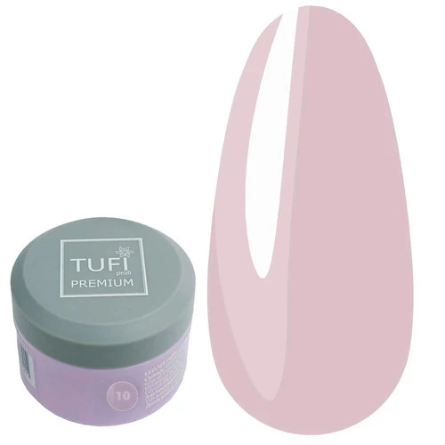 Гель для наращивания TUFI profi Builder Gel UV/LED 10 Pink Cloud 15ml (0324498) - Фото №1