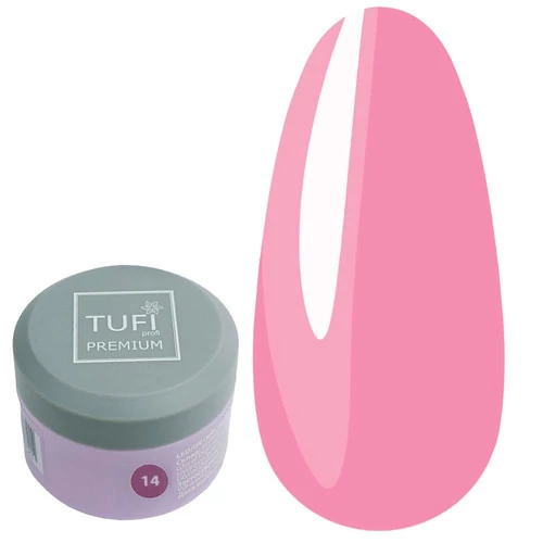 Гель для наращивания TUFI profi Builder Gel UV/LED 14 Blush 15ml (0324502) - Фото №1