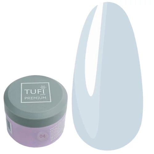 Гель для наращивания TUFI profi Builder Gel UV/LED 04 White Crystal  5ml - Фото №1