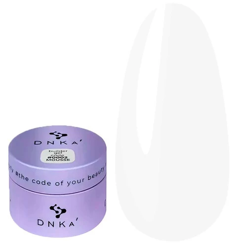 Гель DNKa Builder Gel №0002 Mousse молочный 30 мл (FTBGM0002-30) - Фото №1