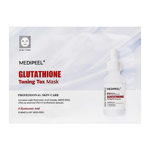 Маска тканевая MEDI-PEEL отбеливающая и тонизирующая Glutathione Toning Tox Mask 25 мл - Фото №1