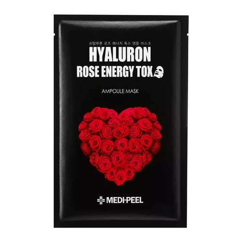 Маска тканевая MEDI-PEEL с экстрактом розы Hyaluron 100 Rose Energy Tox - Фото №1