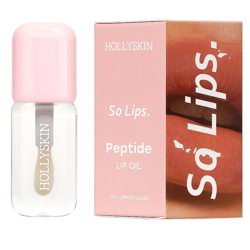 Увлажняющее масло для губ HOLLYSKIN So Lips Peptide Lip Oil 001 Lemon Glaze (0431h) - Фото №2
