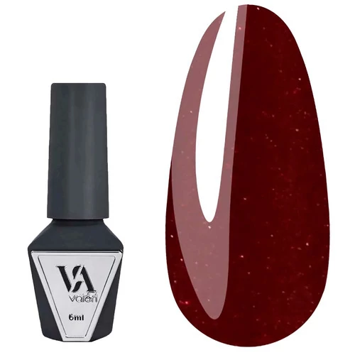 Гель-лак VALERI Color №015 винно-бордовый с микроблеском 6 мл (NVA15)