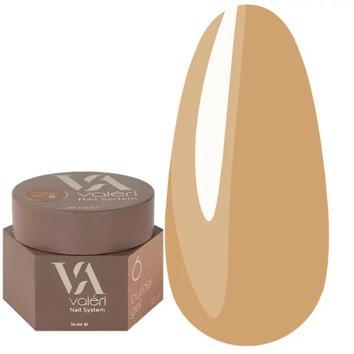 Гель для наращивания VALERI Builder Gel №06 Cacao 30 мл (NVBG30-006) - Фото №1