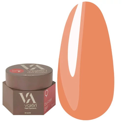 Гель для наращивания VALERI Builder Gel №09 карамельный 15 мл (NVBG-009) - Фото №1