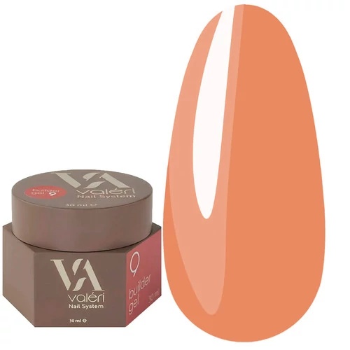 Гель для наращивания VALERI Builder Gel №09 карамельный 30 мл (NVBG30-009) - Фото №1