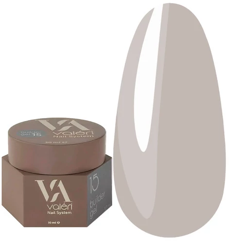 Гель для наращивания VALERI Builder Gel №15 30 мл (NVBG30-015) - Фото №1