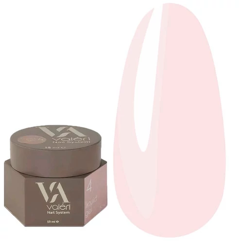 Гель VALERI Liquid Gel №004 15 мл (NVLG15-04) - Фото №1
