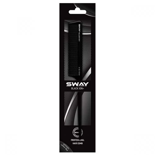 Парикмахерский гребешок Sway Black Ion+ 102 (131 102) - Фото №2