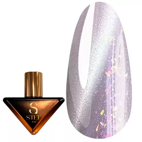 Гель-лак Steffani Cat Eye Euphoria №03 сріблястий фіолетовий 9 мл (SGPCEE09-03)