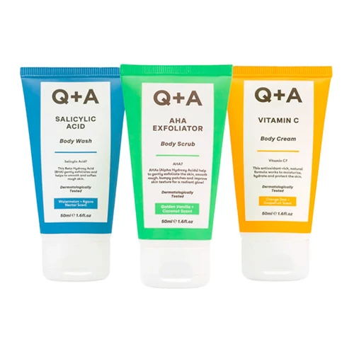 Подарочный набор для тела Q+A Bodycare Heroes Gift Set (5060486268351) - Фото №2