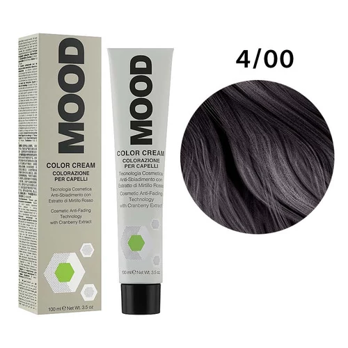 Крем-краска для волос с аммиаком 4/00 Mood Color, 100 мл (8053264518547)