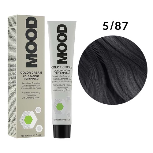 Крем-краска для волос с аммиаком 5/87 Mood Color, 100 мл (8050327686847)