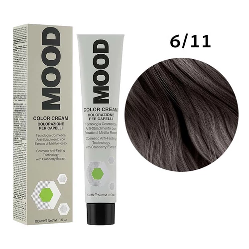 Крем-краска для волос с аммиаком 6/11 Mood Color, 100 мл (8050327685697)