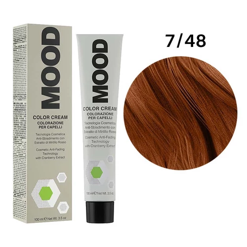 Крем-краска для волос с аммиаком 7/48 Mood Color, 100 мл (8053264518813)
