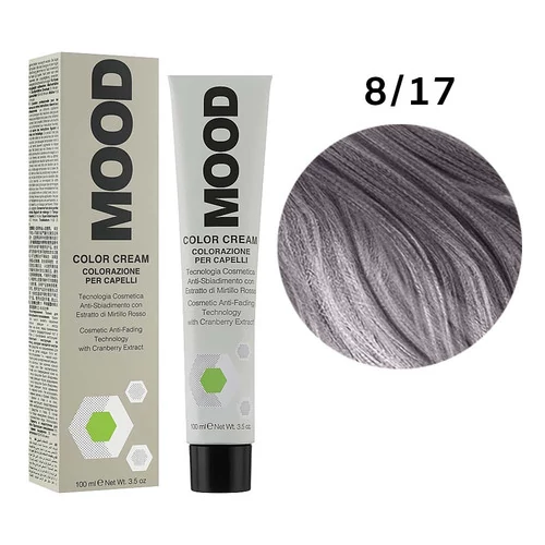 Крем-краска для волос с аммиаком 8/17 Mood Color, 100 мл (8050327686793)