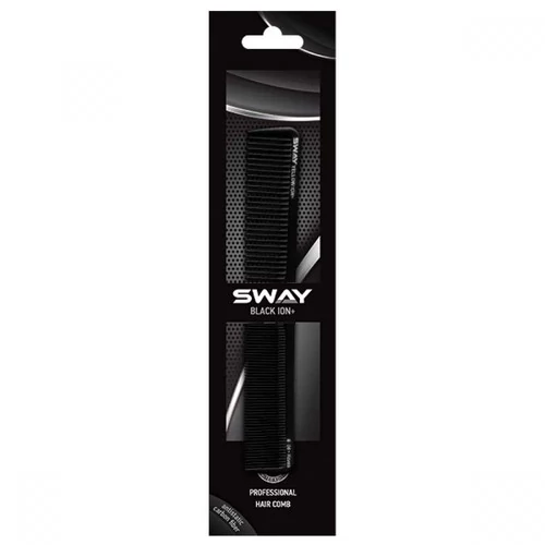 Комбинированный гребень Sway Black Ion+ 108 (131 108) - Фото №2
