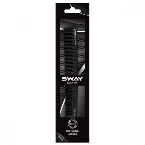 Малый комбинированный гребень Sway Black Ion+ 109 (131 109) - Фото №2