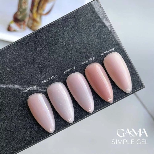 Гель для наращивания GA&MA Simple gel №004 Классический 30 мл (7702941) - Фото №4