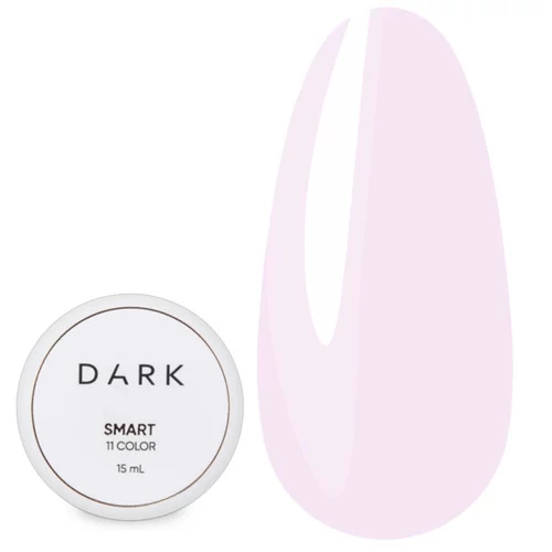 Гель для ногтей Dark Smart Builder gel 11 молочно-лиловый 15 мл (DSG1115) - Фото №1