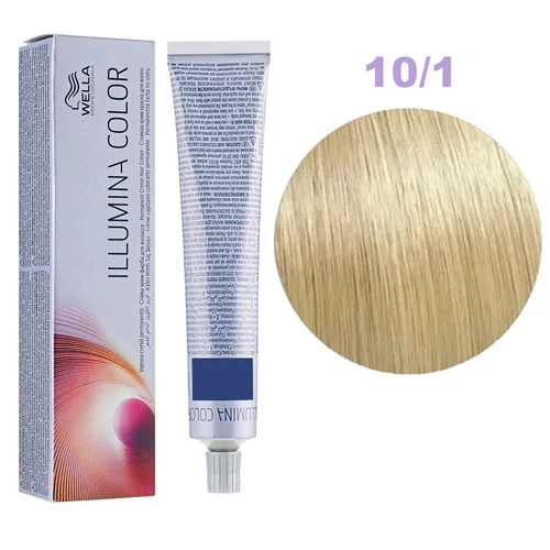 Краска для волос Wella Professionals Illumina Color 10/1 яркий блонд пепельный