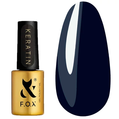 Гель-лак F.O.X KERATIN gel-polish Fashion Capsule №009 темно-синий 7 мл (FGFC-009) - Фото №1