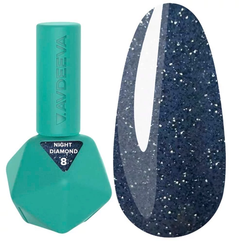 Гель-лак Victoria Avdeeva Night Diamond №008 светоотражающий графитовый 12 мл (28005346)