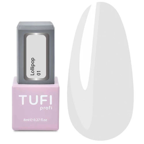 Гель-лак TUFI profi LOLLIPOP 01 Ваниль 8 мл (0227090)