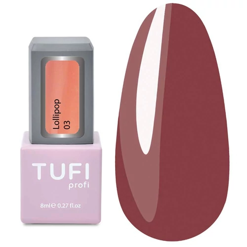 Гель-лак TUFI profi LOLLIPOP 03 Тоффи 8 мл (0227092)