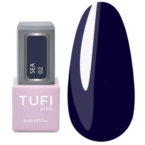 Гель-лак TUFI profi SEA 02 Глубокий синий 8 мл (0102603)