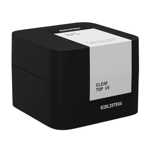 Топ BIBLIOTEKA CLEAR TOP UV без липкого слоя с УФ-фильтром 30 мл (4821250478403)