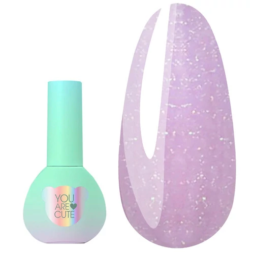 Жидкий гель You Are Cute Bottle Gel №08 светло-лиловый с шиммером 5 мл (994-4003-0950) - Фото №1