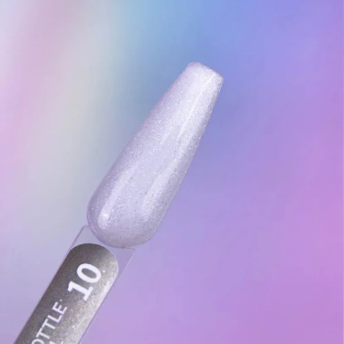 Жидкий гель You Are Cute Bottle Gel №10 молочный с шиммером 15 мл (994-4005-1419) - Фото №3