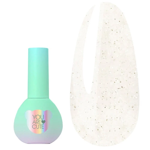 Жидкий гель You Are Cute Bottle Gel №10 молочный с шиммером 5 мл (994-4005-0966) - Фото №1