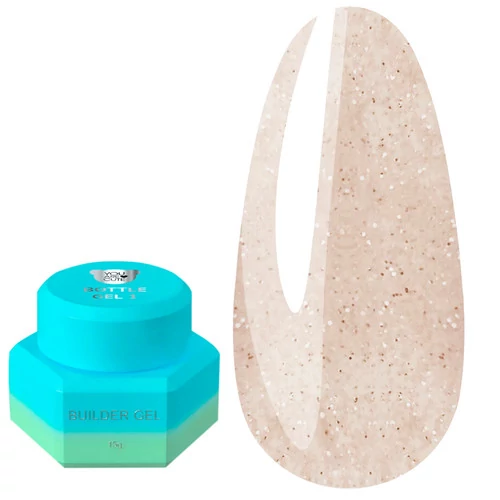 Жидкий гель You Are Cute Bottle Gel №06 беж с шиммером 15 мл (994-4001-1433) - Фото №1