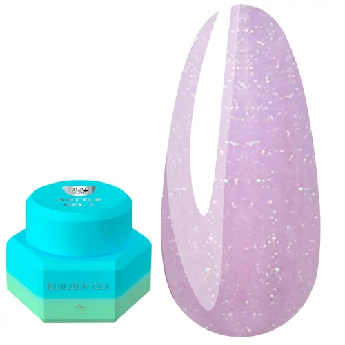 Жидкий гель You Are Cute Bottle Gel №08 светло-лиловый с шиммером 15 мл (994-4003-1435) - Фото №1